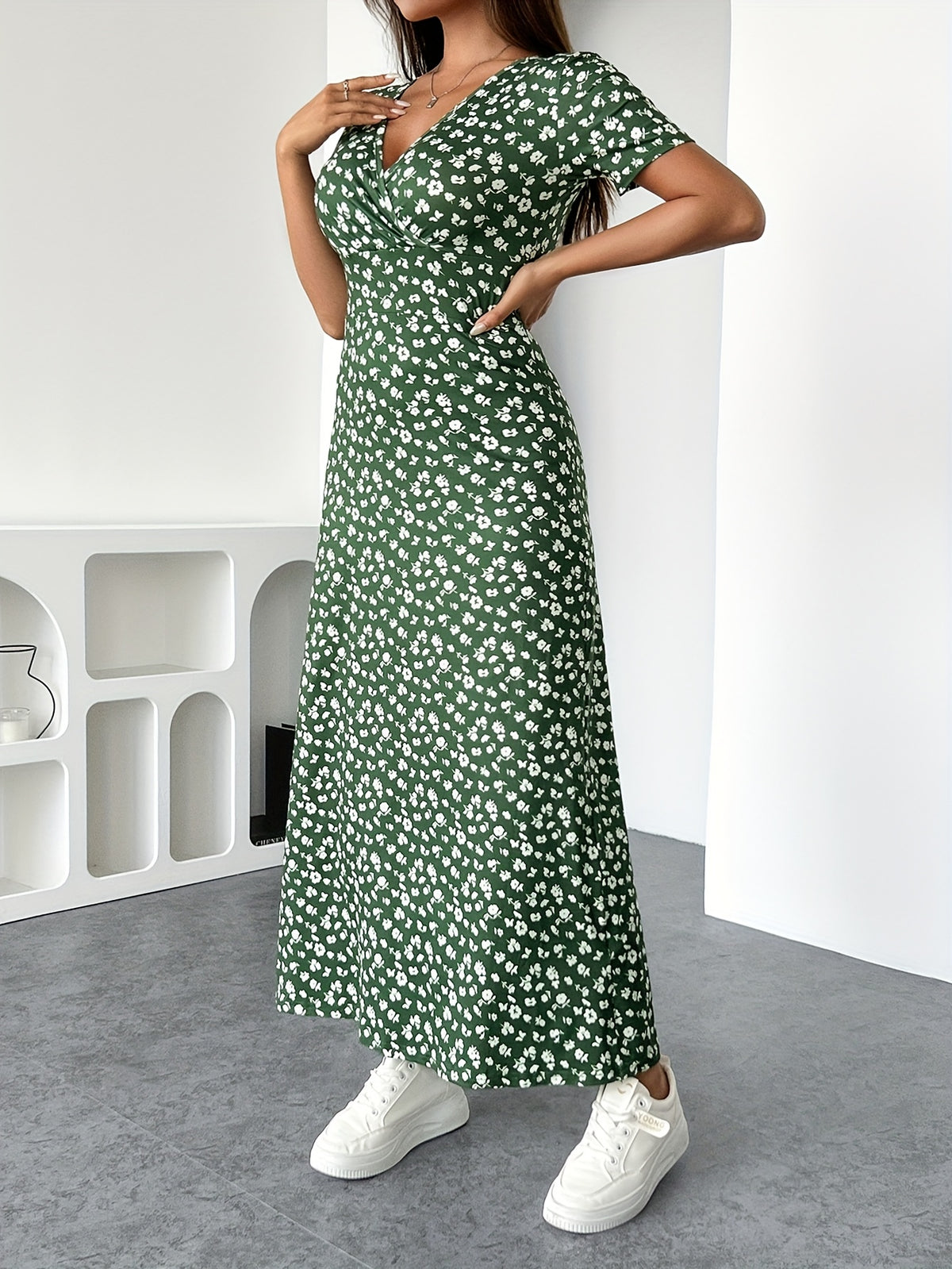 Hazel | Floral Wrap Maxi Dress