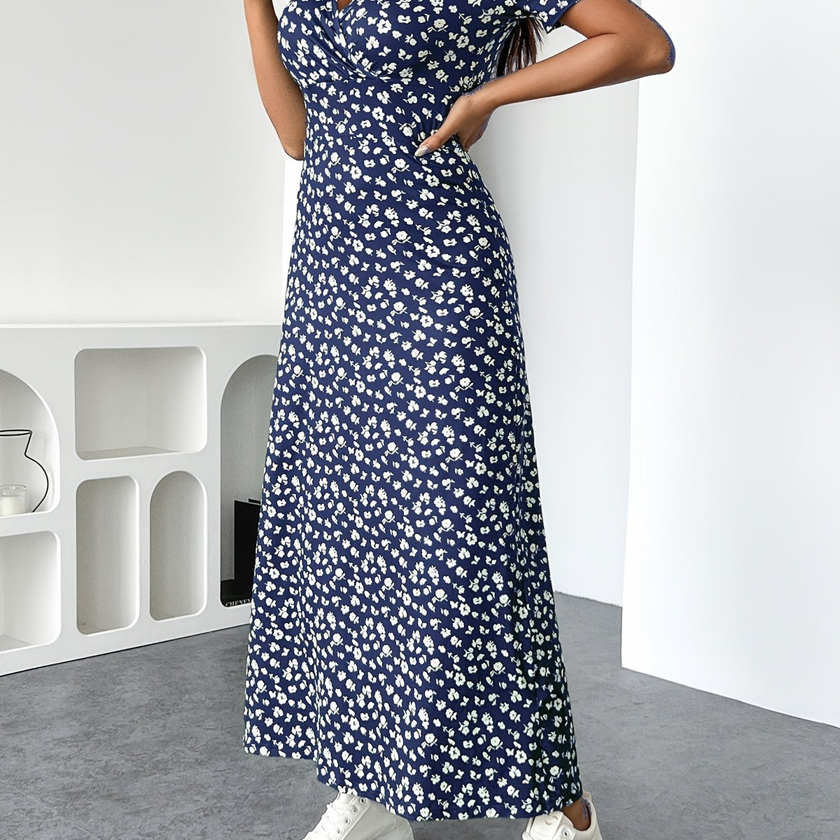 Hazel | Floral Wrap Maxi Dress