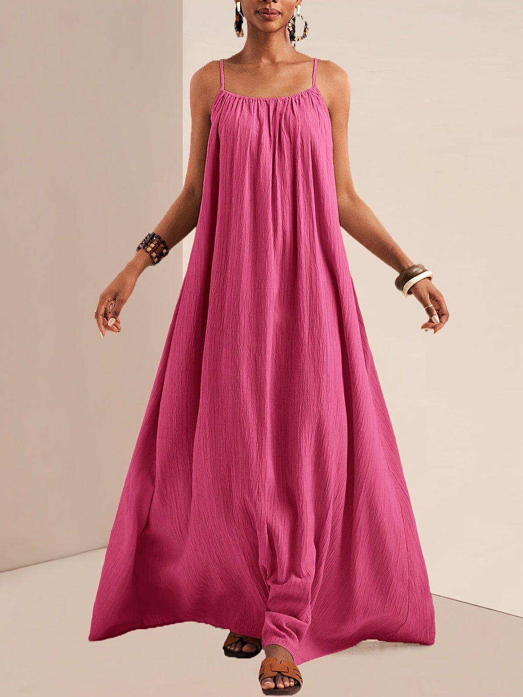 Matilda | Green Cami Maxi Dress