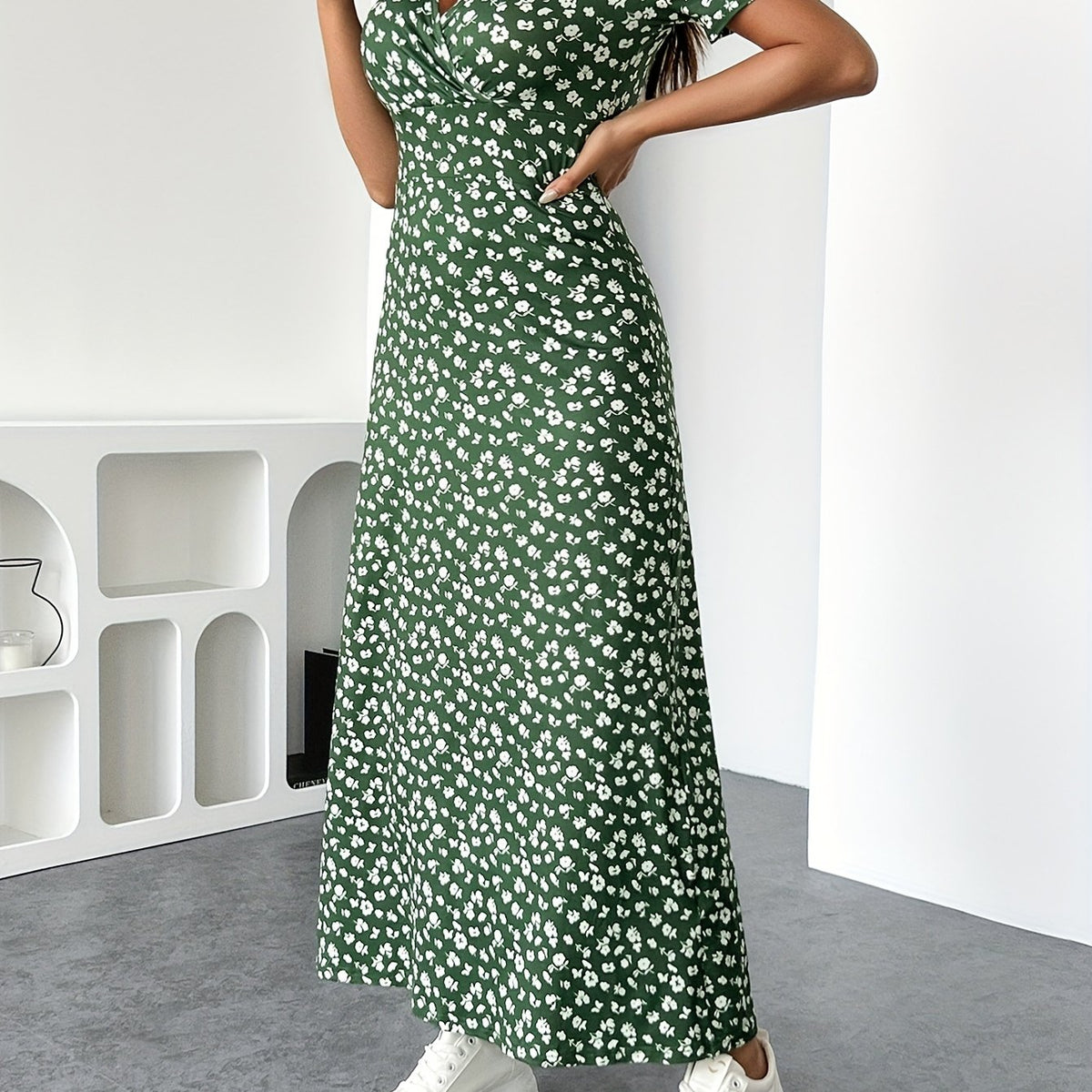 Hazel | Floral Wrap Maxi Dress