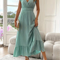 Aurelia | Sage Green Tiered Maxi Dress