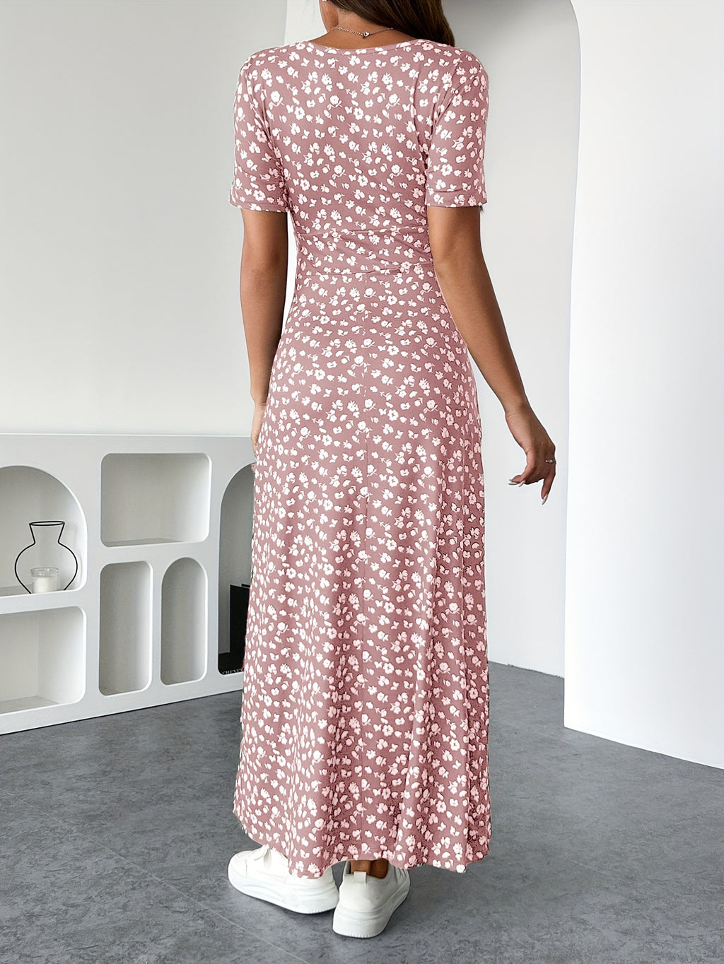 Hazel | Floral Wrap Maxi Dress