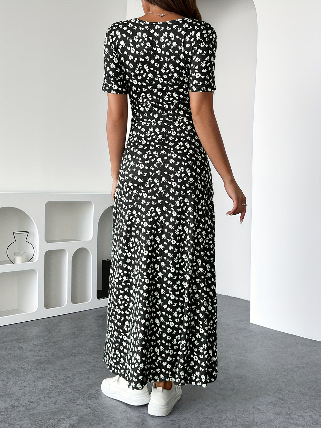 Hazel | Floral Wrap Maxi Dress