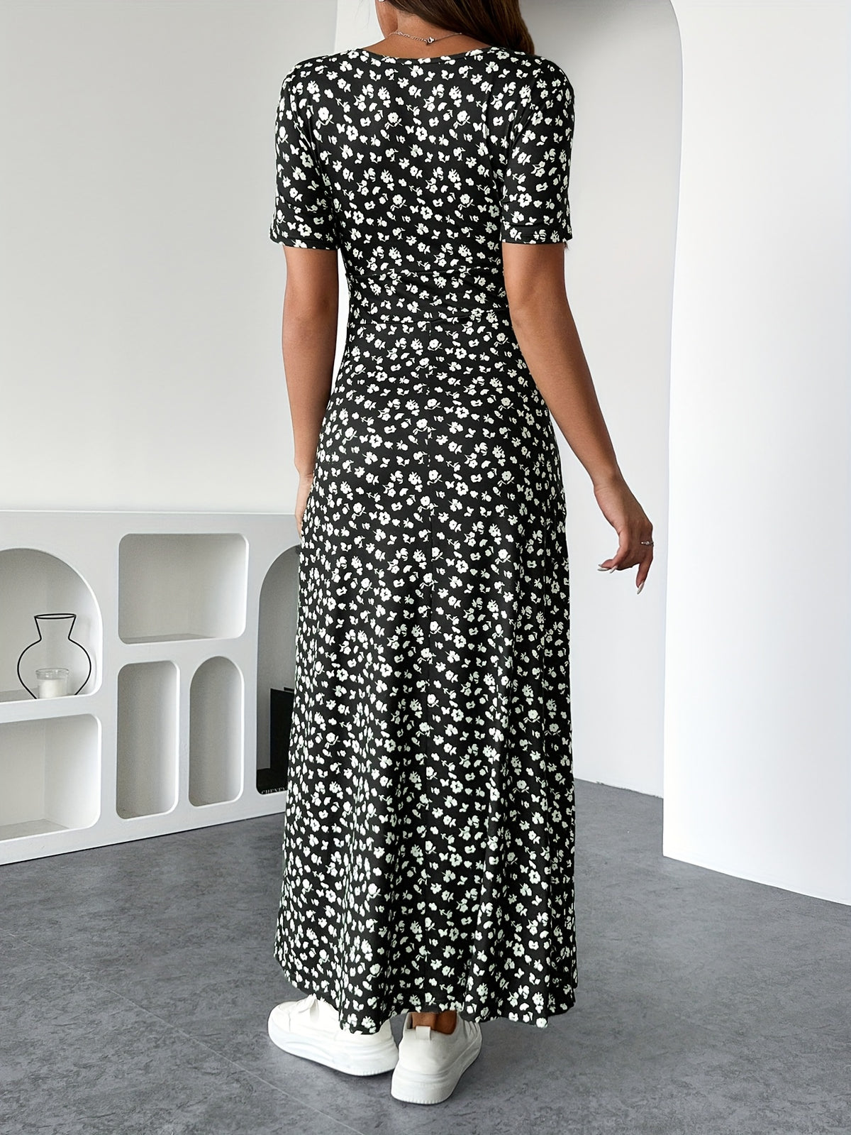 Hazel | Floral Wrap Maxi Dress