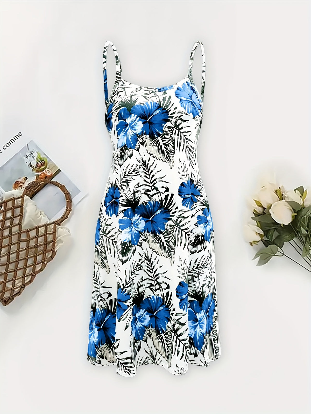 Magnolia | White Floral Print Mini Dress