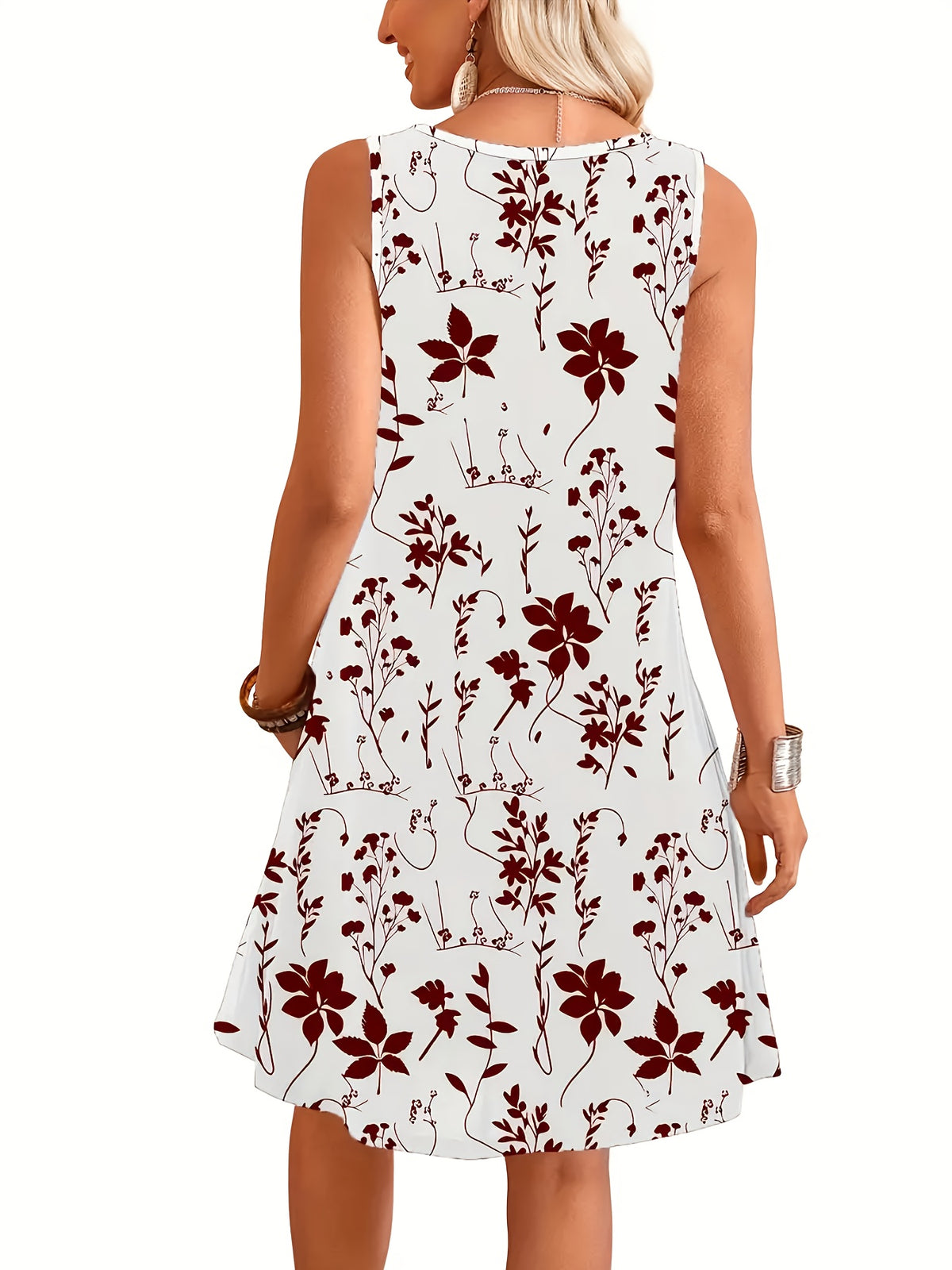 Giselle | White Floral Maxi Dress