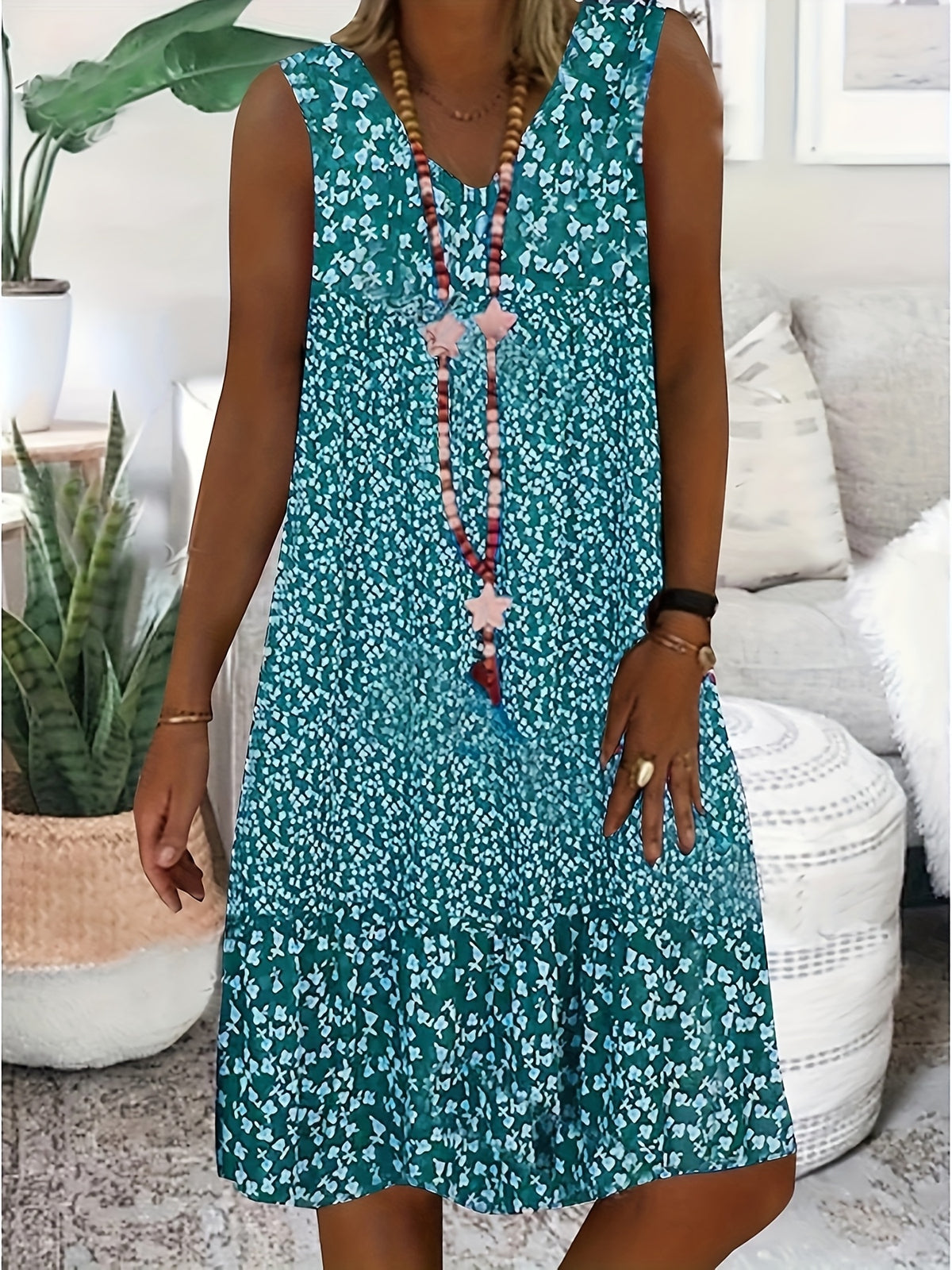 Fiona | Leopard Print Tiered Midi Dress