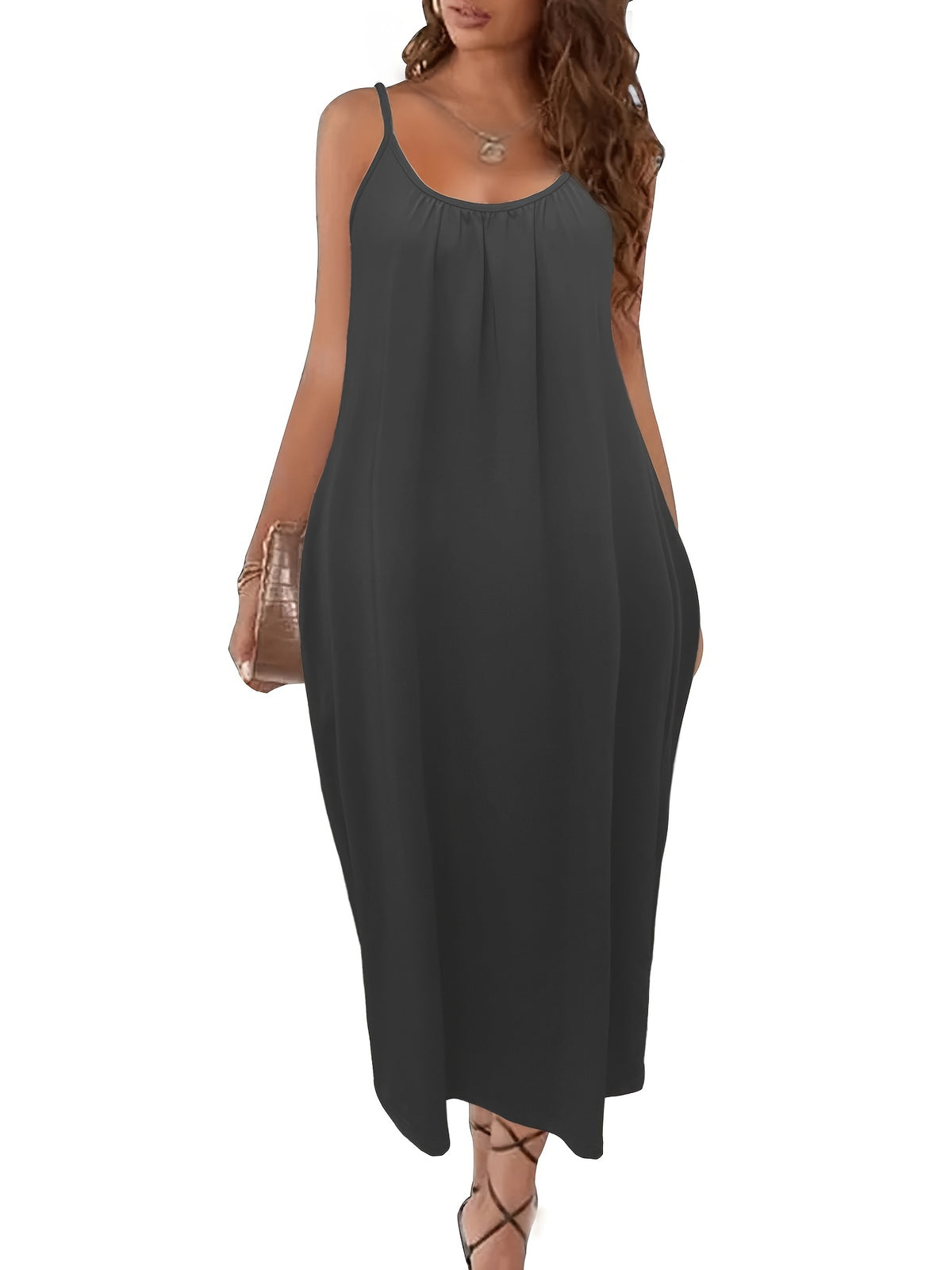 Ophelia | Olive Cami Maxi Dress