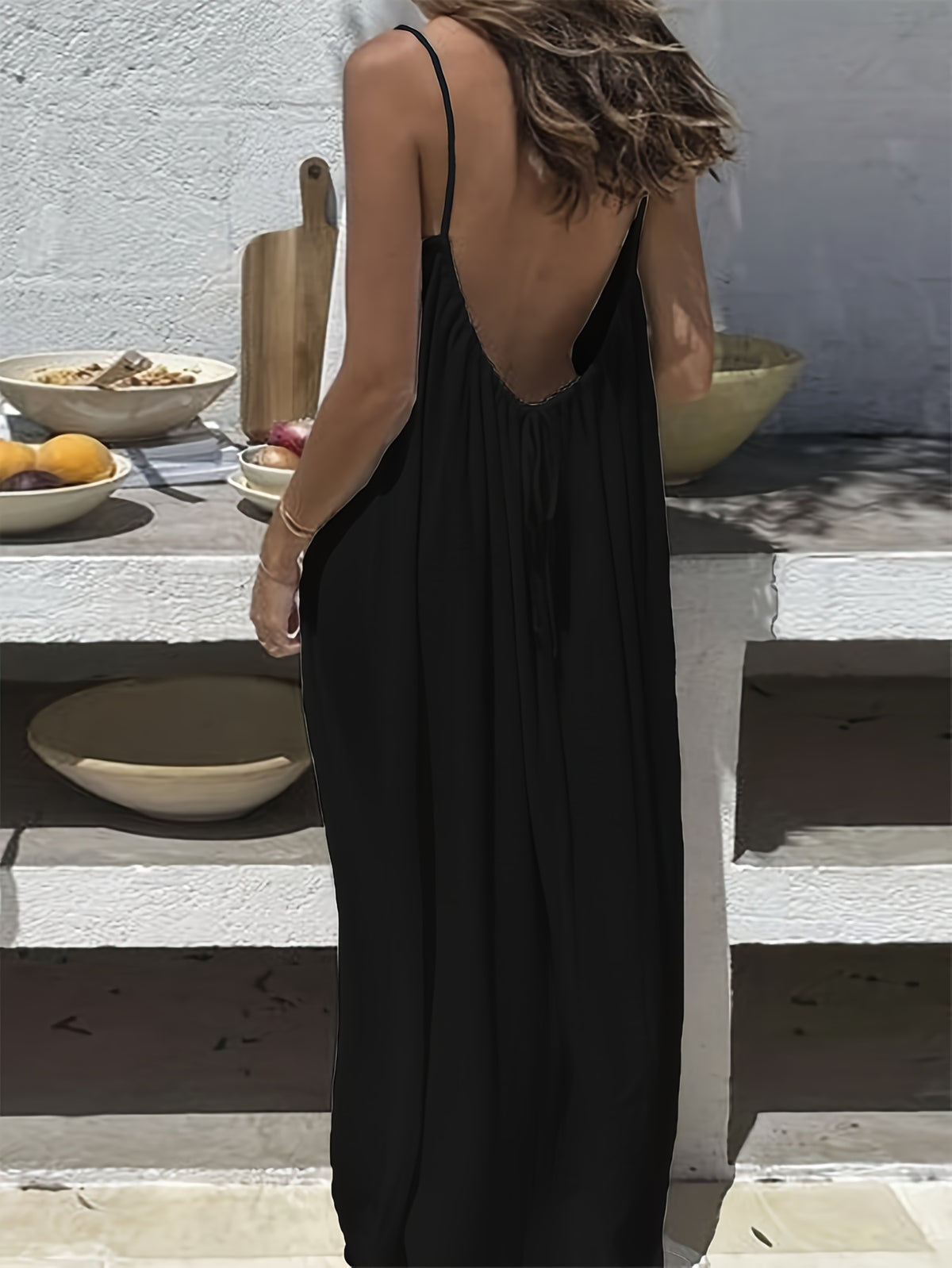Marigold | Taupe Halter Maxi Dress